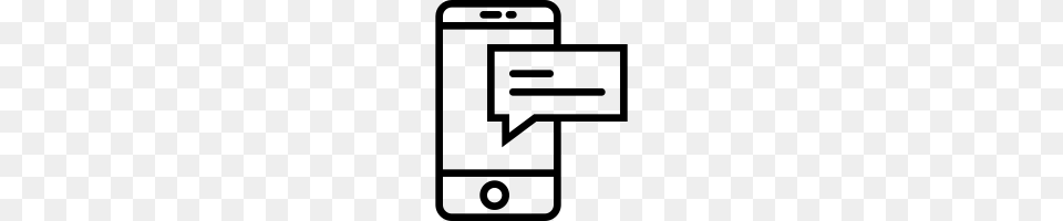 Text Message Icons Noun Project, Gray Png Image