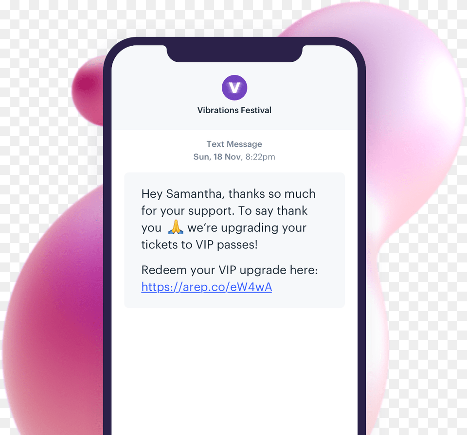Text Message Marketing For Event Organizers Audience Republic Iphone, Electronics, Mobile Phone, Phone, Balloon Free Png Download