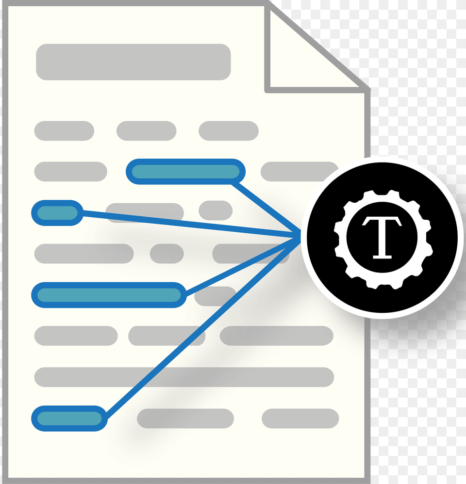 Text Mining Icon Clipart, Page Free Png