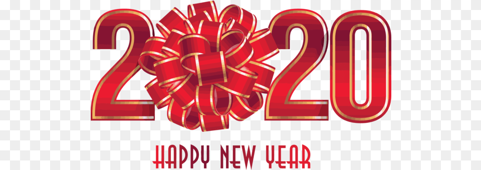 Text Red Font For Happy New Year 2020 Happy New Year 2020, Dynamite, Weapon, Number, Symbol Png