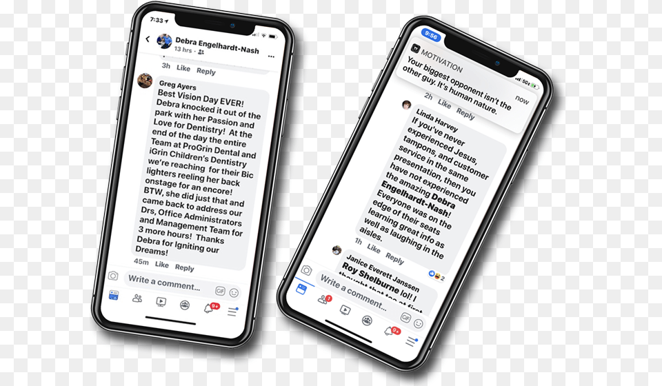 Text Reviews For Debra Engelhardt Nash Dental Consulting Smartphone, Electronics, Mobile Phone, Phone, Computer Free Png