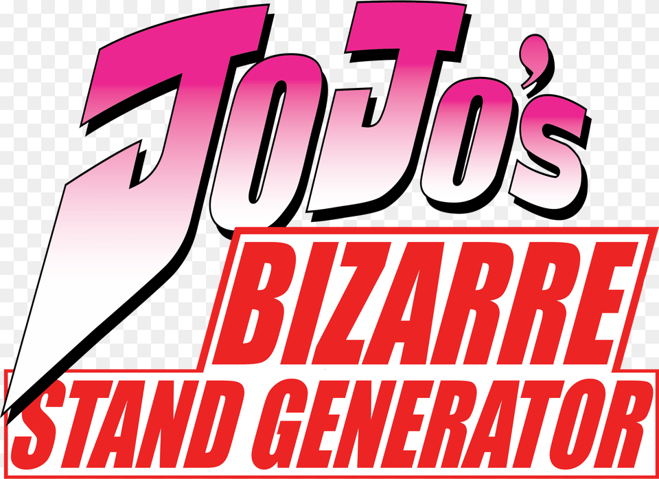 Textcraft Font Styles Jojo39s Bizarre Adventure Logo Generator, Advertisement, Poster, Dynamite, Weapon Free Png Download