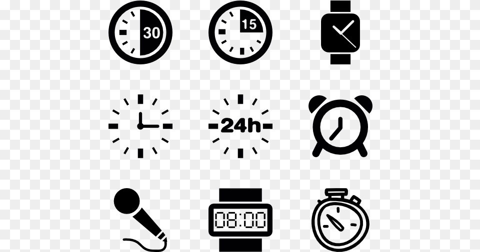 Textfontline Watch Icons, Lighting Png