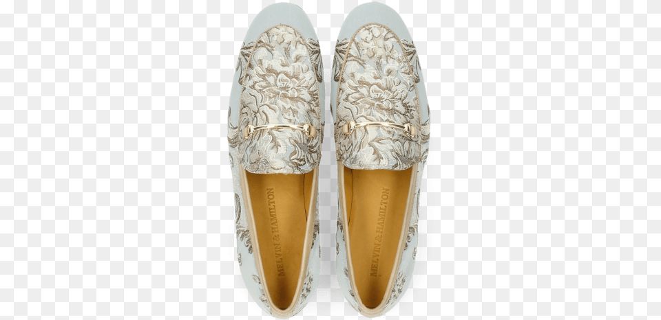 Textile Victoria Silk Trim Gold Shoe, Clothing, Footwear, Sneaker Png