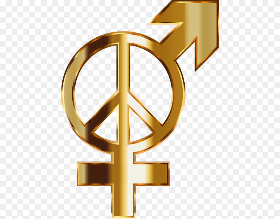 Textsymbolangle Symbols Gender Gold, Symbol Free Png