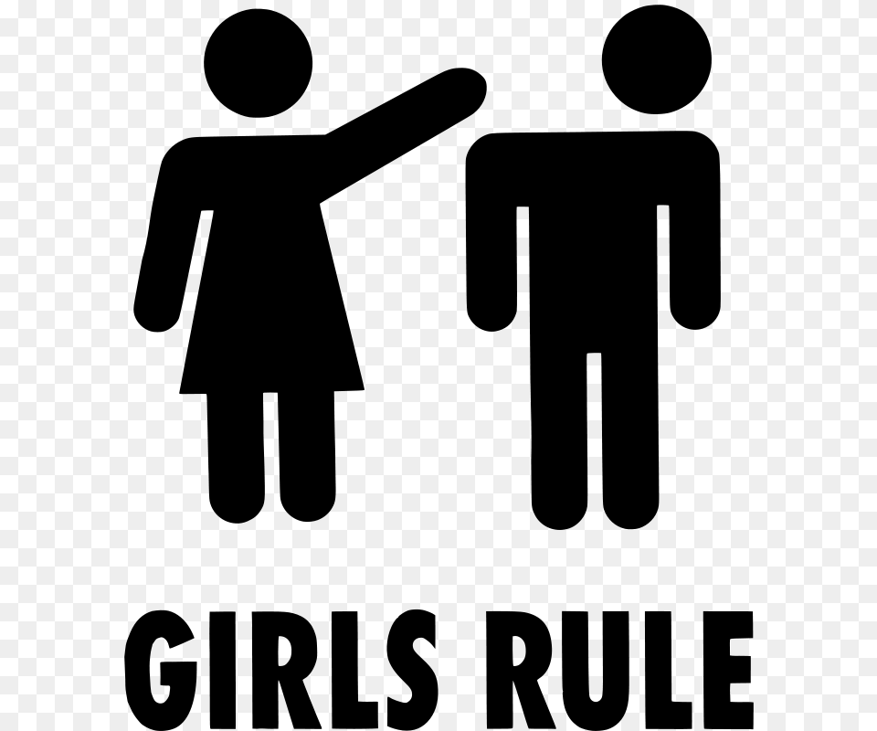 Textsymbolsignage Girls That Hate Boys, Gray Free Png