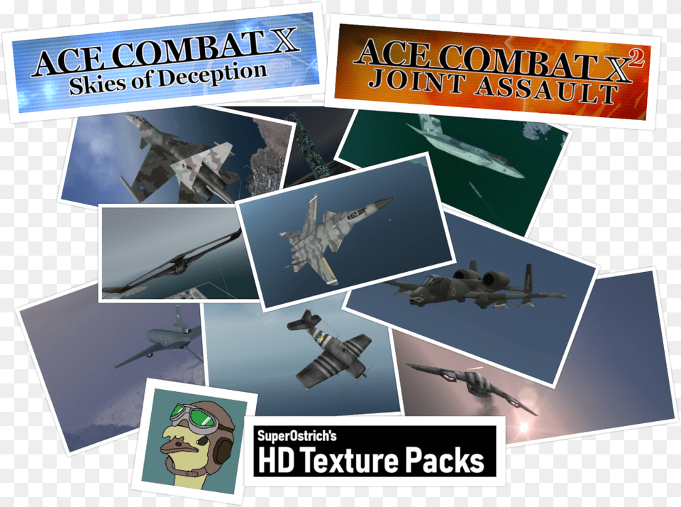 Texturas Hd Ace Combat X, Collage, Art, Vehicle, Transportation Png