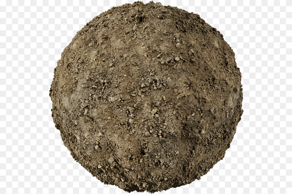 Texture Haven Brown Mud Igneous Rock, Soil, Sphere, Bread, Food Png Image