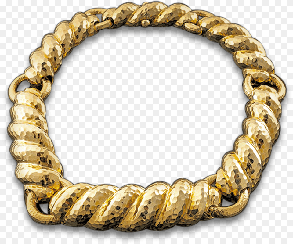 Textured Gold Necklace By David Webb Bracelet, Accessories, Jewelry, Ornament Free Png Download