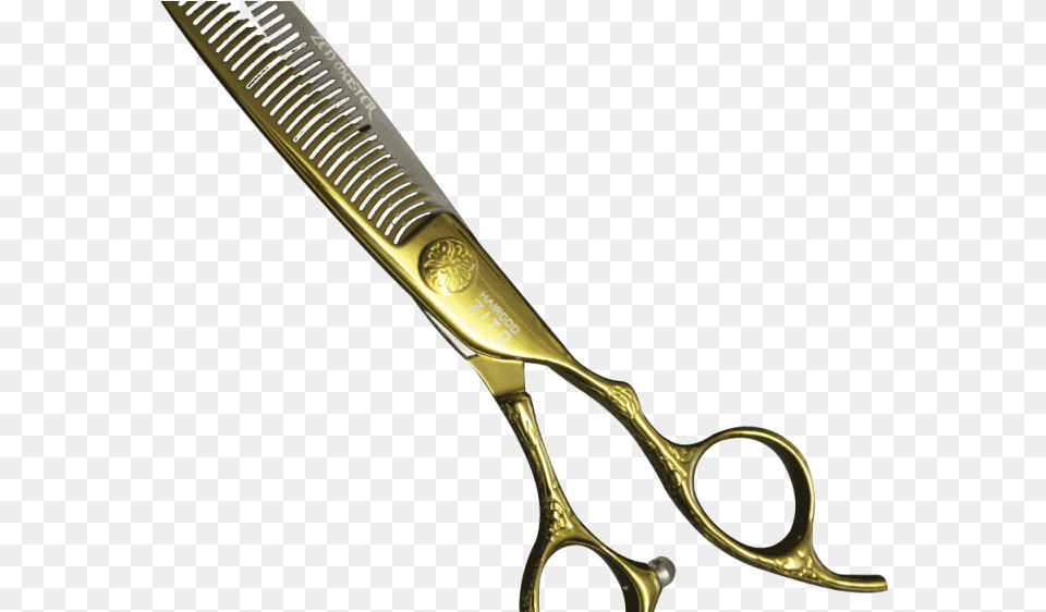 Texturizer 6 Gold Edition Scissors, Blade, Weapon, Shears Png Image