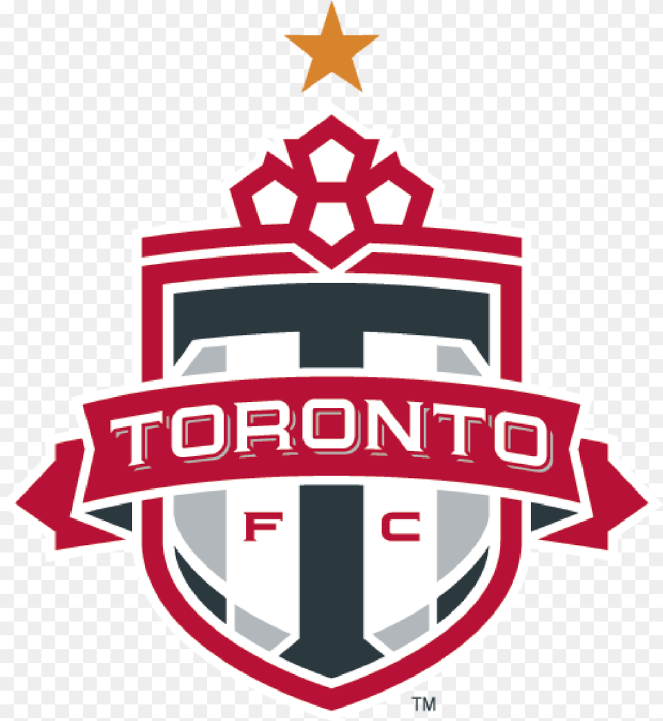 Tfc Logo With Championship Star The Robbie Soccer Toronto Fc Logo, Symbol, Badge, Dynamite, Weapon Free Transparent Png