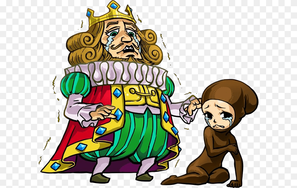 Tfh King And Cursed Princess Artwork Tri Force Heroes Villain, Book, Comics, Publication, Baby Free Png