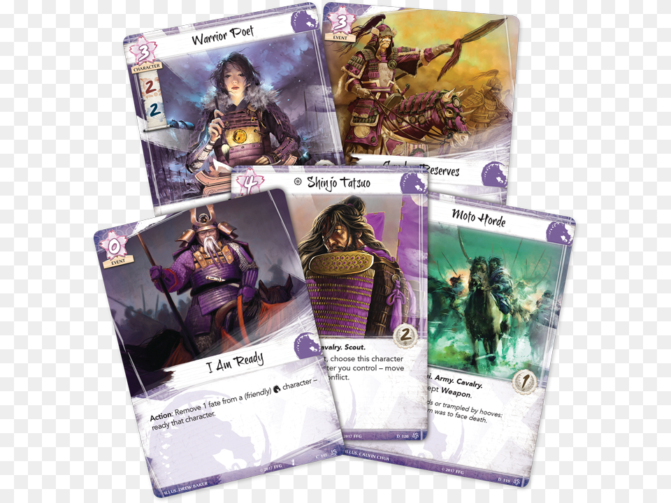 Tg Traditional Games Legend Of The Five Rings Lcg Mantis Clan Cards, Publication, Book, Comics, Adult Png Image