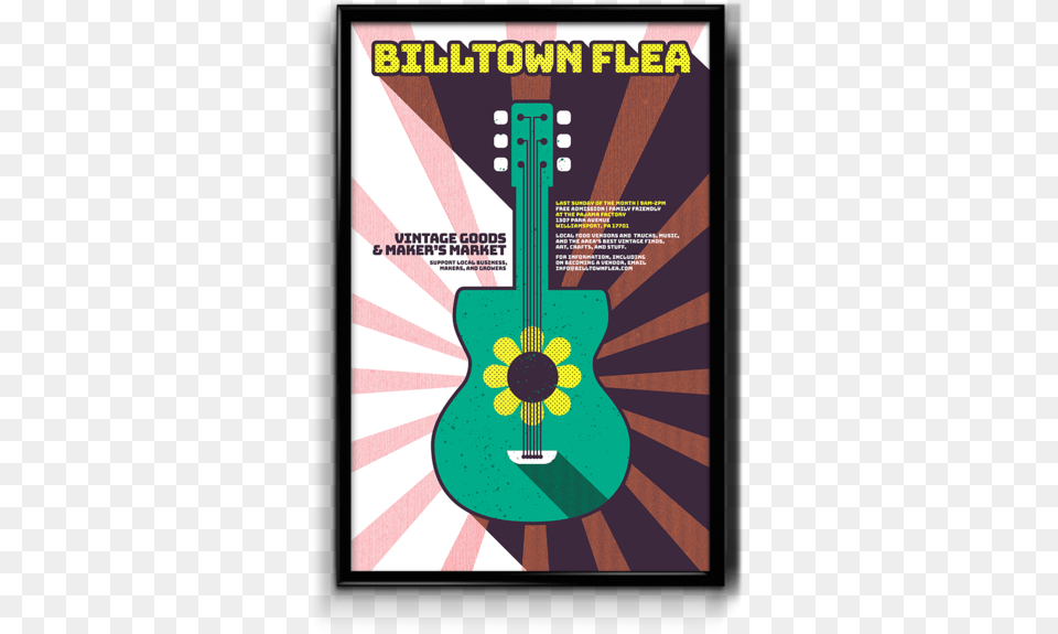 Tgamockup, Guitar, Musical Instrument, Advertisement, Poster Png Image