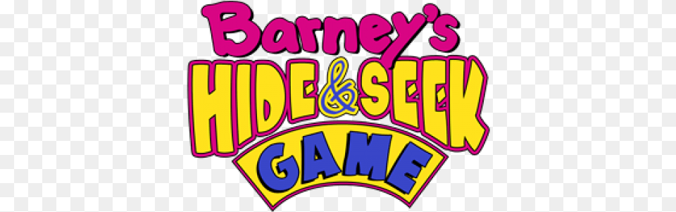 Tgdb Browse Game Barneyu0027s Hide U0026 Seek Game Barney Hide And Seek Game, Dynamite, Weapon, Logo Free Png