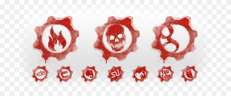 Tha Gears Of War Icon Pack Requested By Fans To Help Gears Of War Icons, Stain, Food, Ketchup Png Image