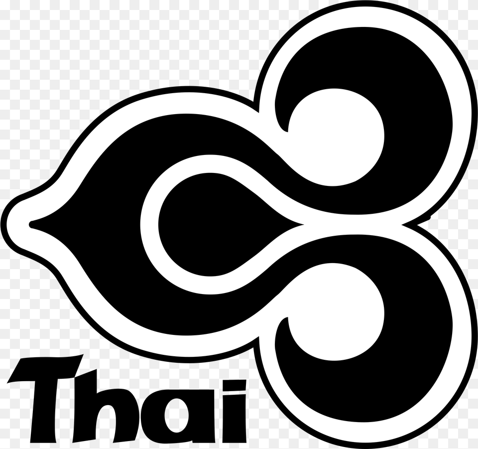 Thai Airways Logo Transparent, Smoke Pipe, Symbol, Alphabet, Ampersand Png Image