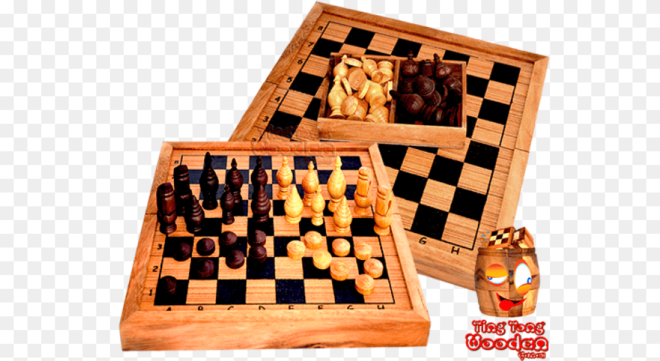 Thai Chess Game With Thai Wooden Chess Pieces Wooden Chess Free Png Download