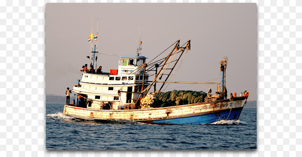 Thai Fishing Boat Fishing Boat Thailand, Barge, Transportation, Vehicle, Watercraft Free Png Download