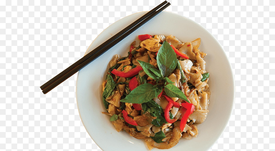 Thai Food Thai Food Top, Meal, Noodle, Plate, Chopsticks Png Image