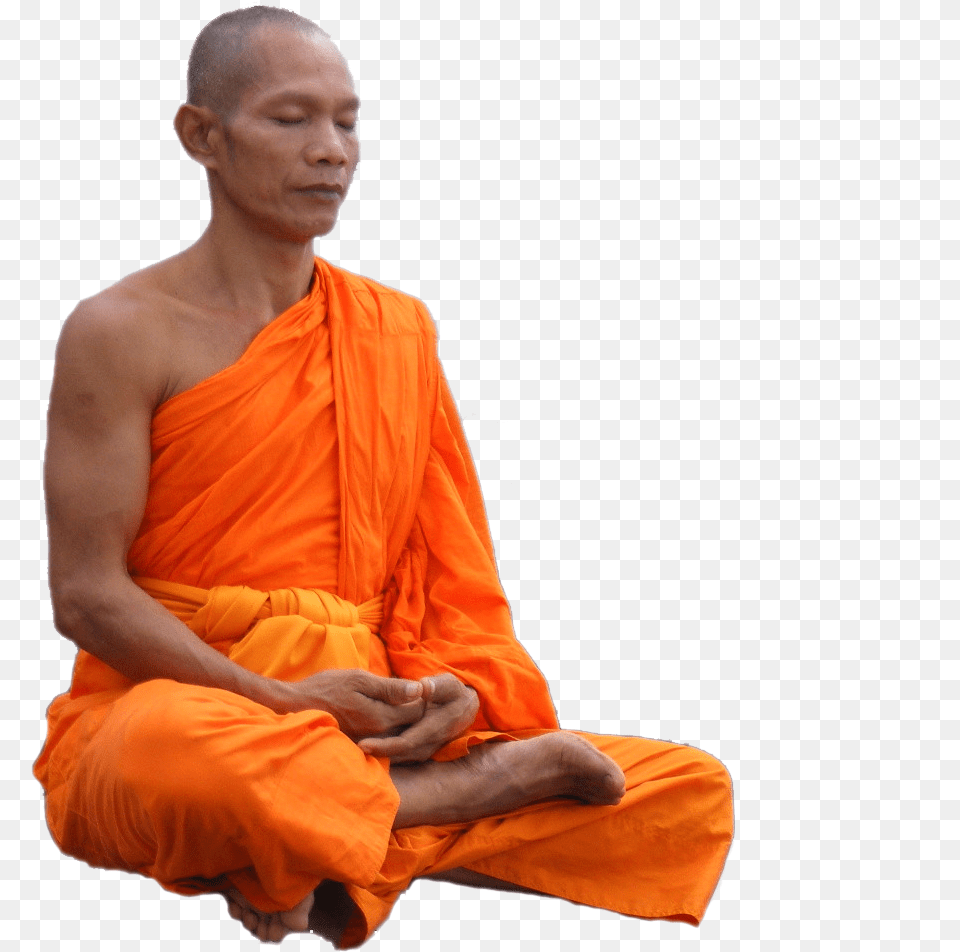 Thai Monk Sell Comb To Monk, Adult, Male, Man, Person Free Transparent Png