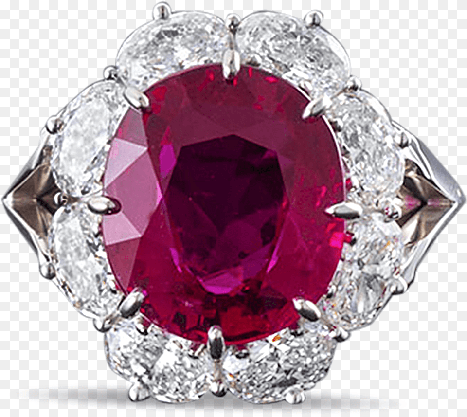 Thai Ruby And Diamond Ring, Accessories, Gemstone, Jewelry Png