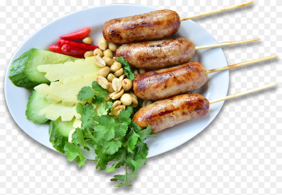 Thai Sausage, Food, Food Presentation, Lunch, Meal Free Png