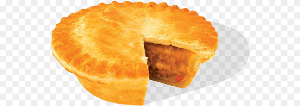 Thai Style Chicken Pieces In A Red Curry Sauce With Curry Pie, Dessert, Food, Pastry, Cake Png Image