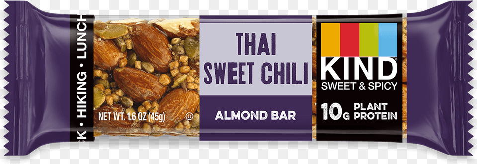 Thai Sweet Chili Kind Strong Amp Kind Protein Bar Thai Sweet Chili, Food, Produce, Grain, Snack Free Transparent Png