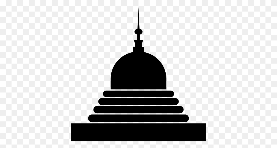 Thai Temple Clipart Image, Architecture, Building, Dome, Silhouette Free Transparent Png