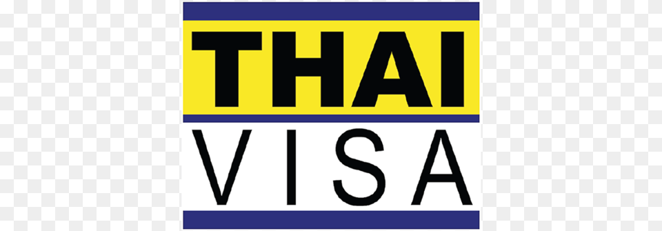 Thai Visa Logo2 Thai Visa, License Plate, Symbol, Text, Transportation Free Transparent Png