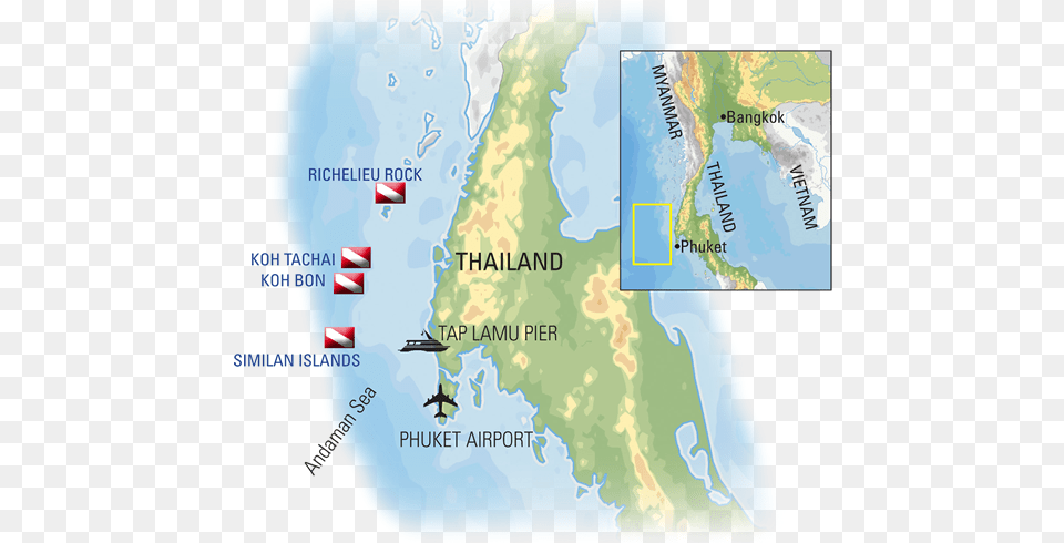 Thailand Andmansea Similan Islands, Chart, Plot, Water, Sea Free Transparent Png
