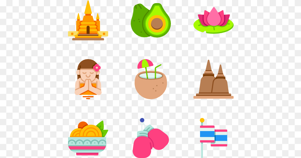 Thailand Icons, Baby, Person, Plant, Fruit Png