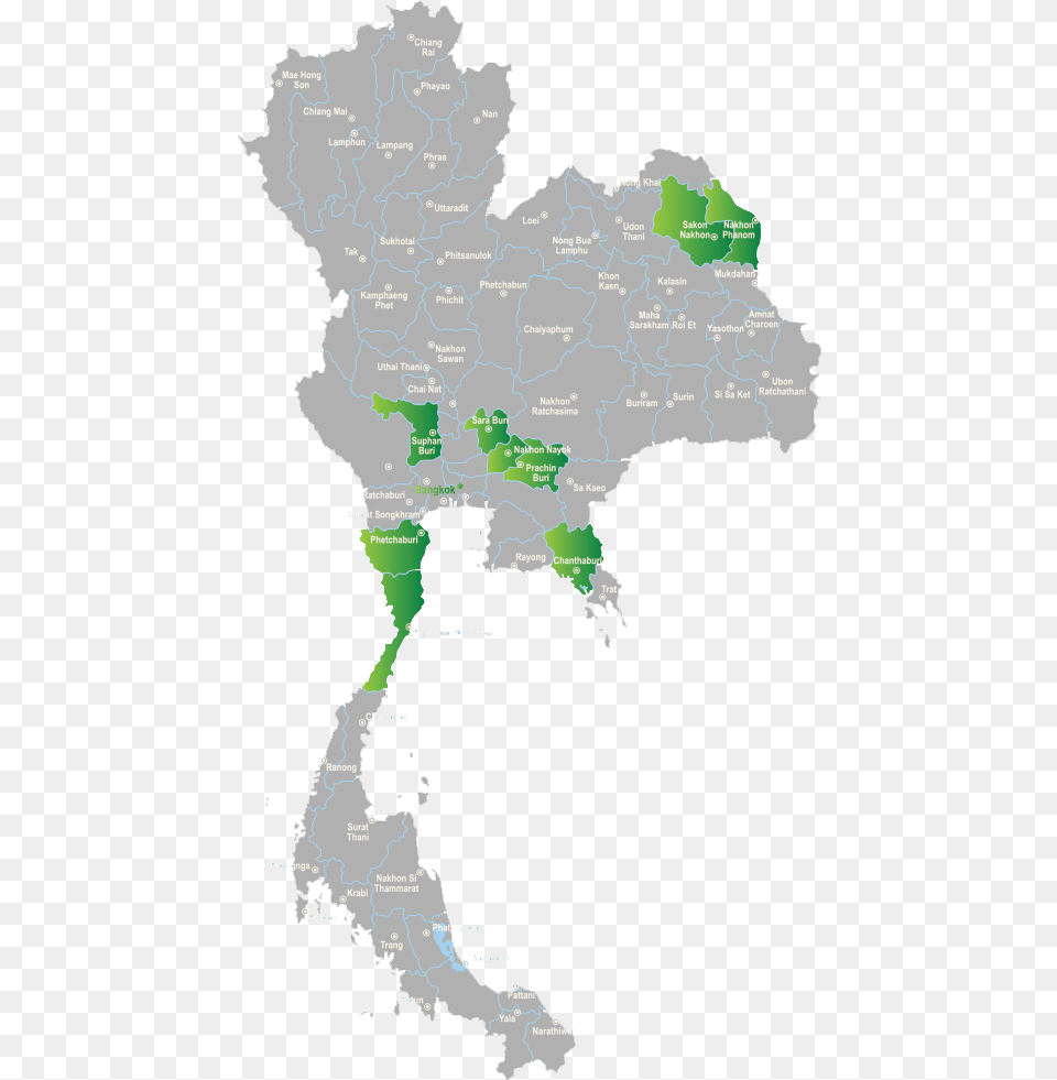 Thailand Map Vector Download, Atlas, Chart, Diagram, Plot Free Transparent Png