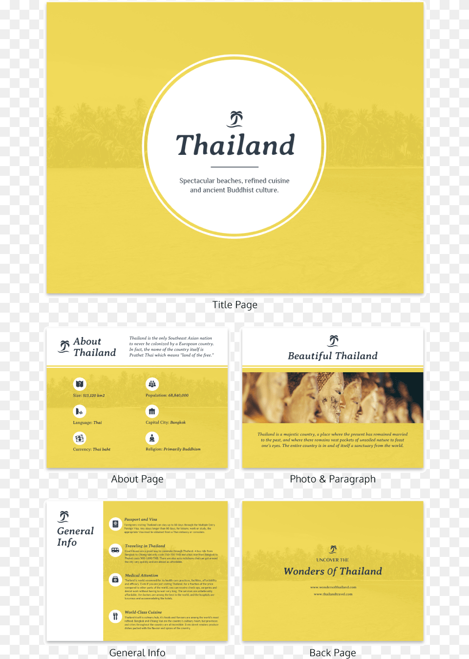 Thailand Travel Flyer Template Sample Flyers In Bangkok, Advertisement, Poster, Text, Page Png Image