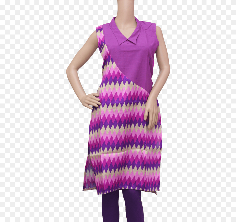 Thams Kurta Collardouble Colorshoe Lace Styled Woolen, Blouse, Clothing, Dress, Adult Free Png