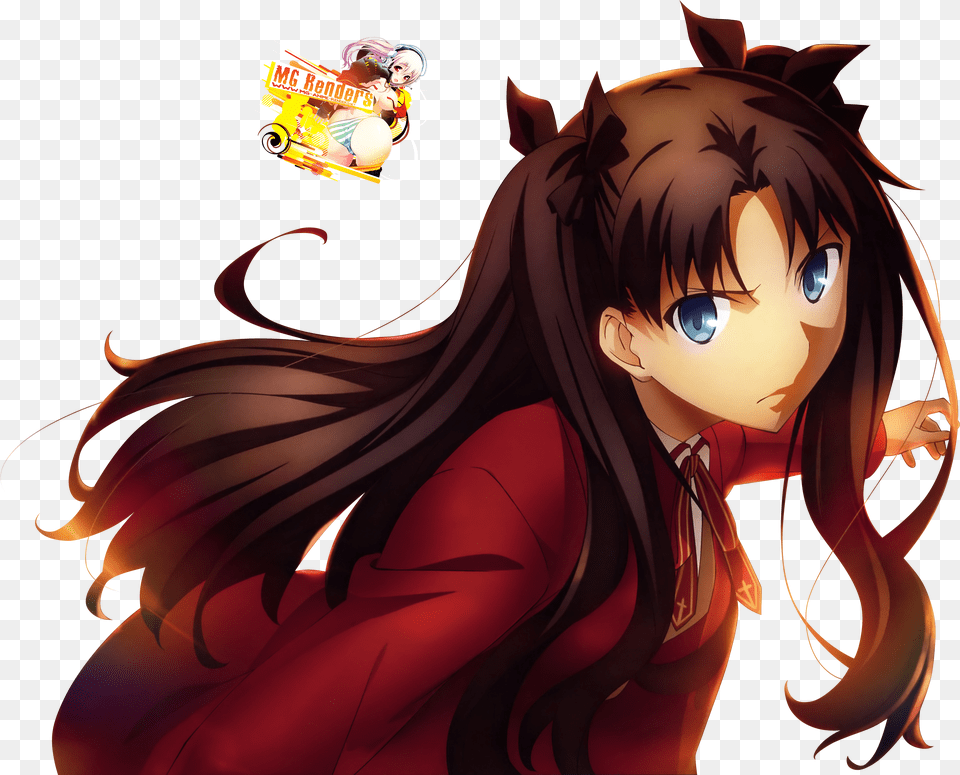 Thank In Advance Rin Tohsaka Render, Publication, Book, Comics, Person Free Transparent Png