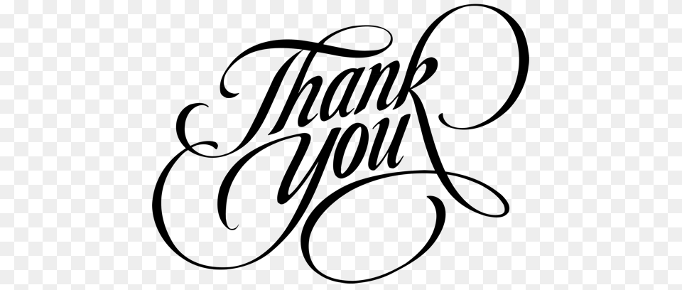 Thank You, Calligraphy, Handwriting, Text Free Transparent Png