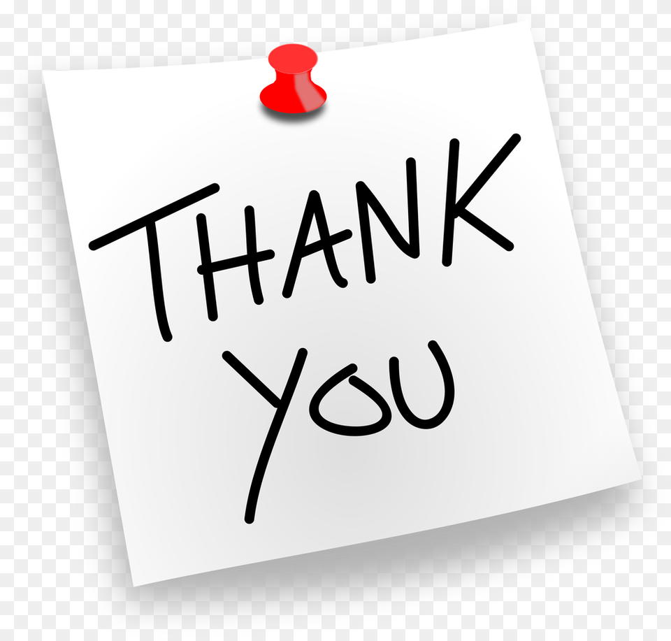 Thank You, Text, Handwriting, White Board Free Png Download