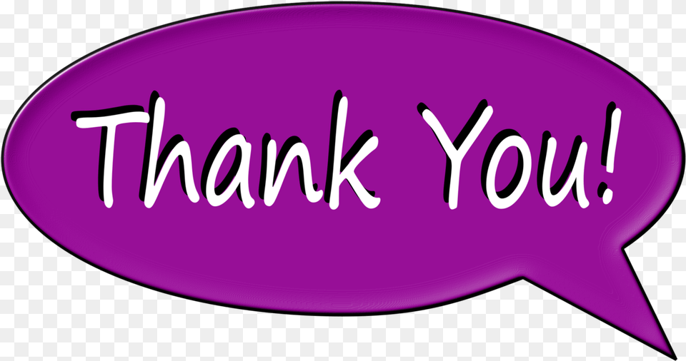 Thank You, Purple, Plate, Sticker, Logo Free Png Download
