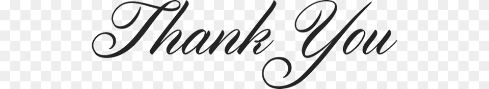 Thank You, Text, Handwriting Free Png Download