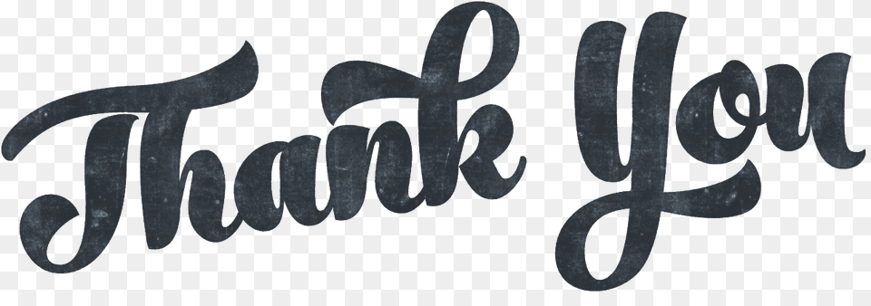 Thank You, Calligraphy, Handwriting, Text Png Image