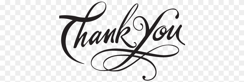 Thank You, Handwriting, Text, Calligraphy Png