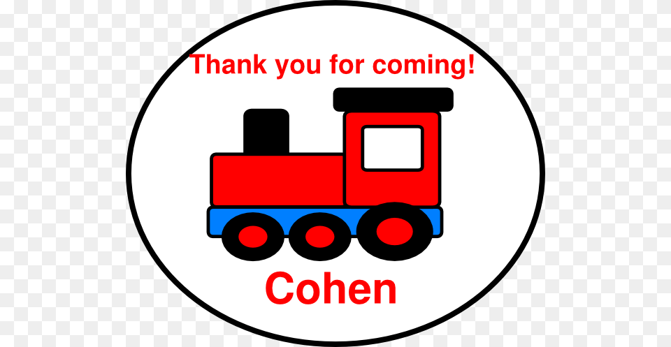 Thank You Birthday Train Clip Art, Railway, Transportation, Vehicle Png