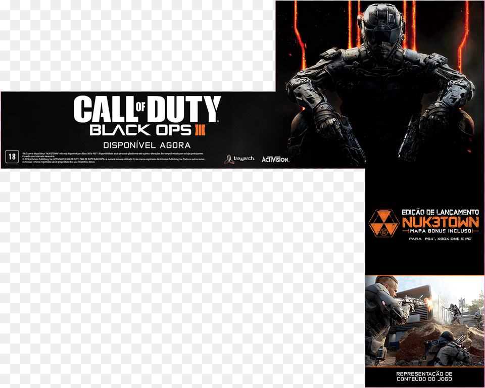 Thank You Call Of Duty Black Ops, Advertisement, Poster, Adult, Male Free Transparent Png