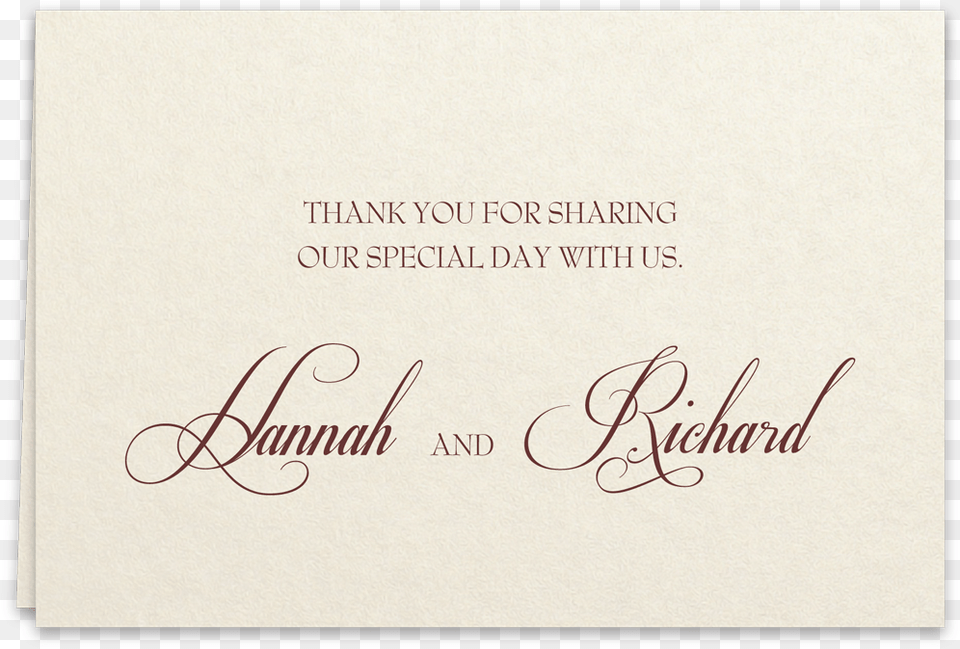Thank You Card Corelli Suite Corelli Suite, Handwriting, Text, Calligraphy Free Transparent Png