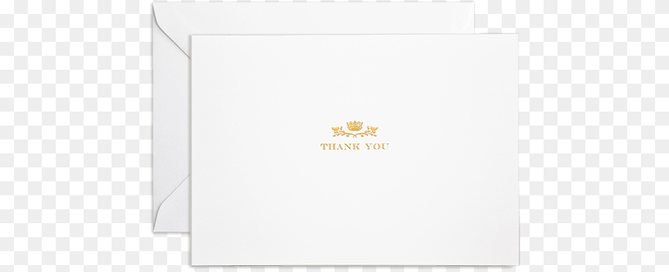 Thank You Card Gold Envelope, White Board, Page, Text Png Image