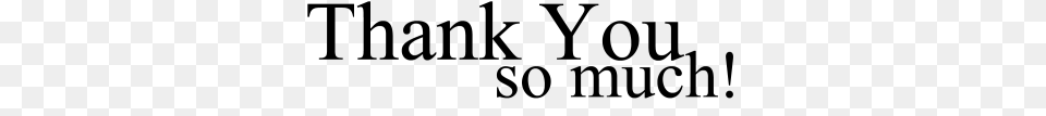 Thank You Clipart, Gray Free Png