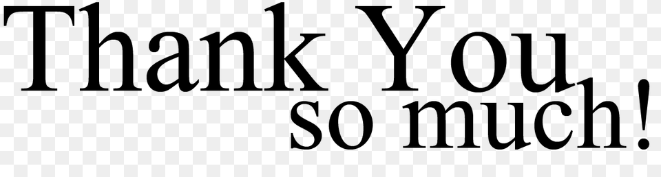 Thank You Clipart, Silhouette, Text Png