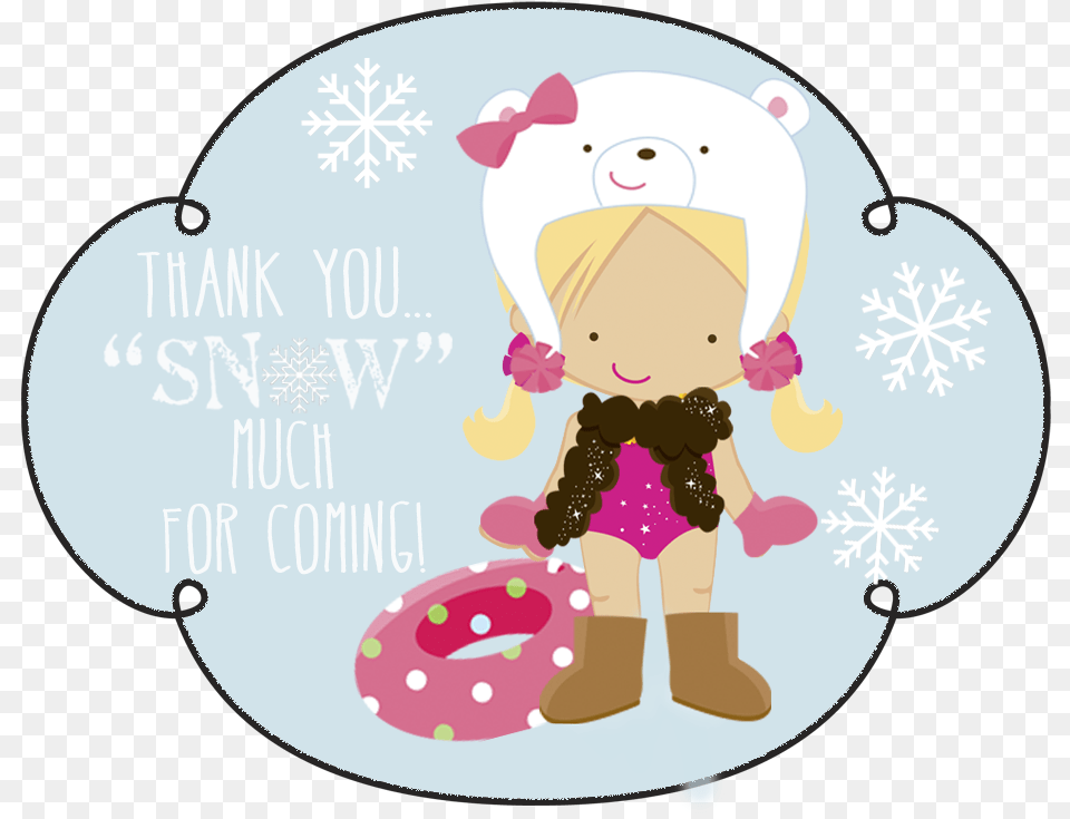 Thank You Clipart Winter Winter Pool Party Clip Art, Cream, Dessert, Food, Ice Cream Free Transparent Png